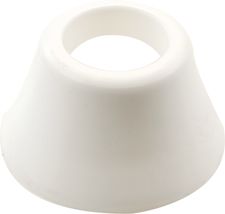 Split Plastic Floor And Ceiling Plate 5/8" OD (Bell) With Sure Grip