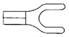 Mark's Non-Insulated Plain Spade Terminal, 16-14 GA, 10 Stud Size