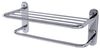 Franklin Brass 24" Towel Shelf With Bar, Stainless Steel