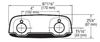Sloan Optima Plus® 4" Centerset Trip Plate Kit