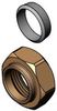 T&S Brass Compression & Nut Fitting