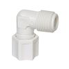 1/2" OD x 3/8" MPT Kynar 90° Elbow
