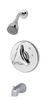 Symmons CP Tub And Shower With Tri-Star Handle,  Sweat With Stops