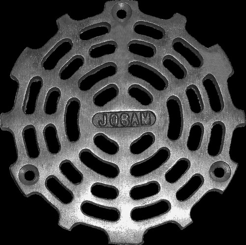 Josam Round Grate Nickel Bronze 4 5 8 Od 3 Screws 3 5 8