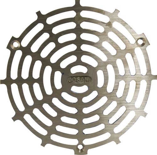 Josam Round Grate Nickel Bronze 7 1 8 Od 3 Screws 5 7 8