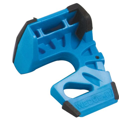 Wedge It Blue Door Stop